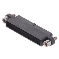 Amphenol Socapex MHDAS2M040GE01 Connectors Micro HDAS 40 male crimp contacts AWG 28/3040 position pin 1.27 mm 2 row straight