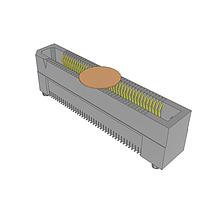Samtec ERF5-040-07.0-L-DV-K-TR Sockets 0.50 mm Edge Rate Rugged High Speed Terminal, Right-Angle