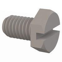 Essentra Components 011032X031 Hex Slotted Hex Slotted Screw, #10-32 Thread, 5/16 Lg