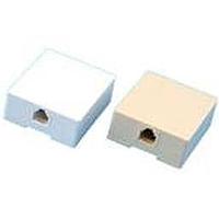 AIM-Cambridge / Cinch Connectivity Solutions 32-2034W Modular Connectors / Ethernet Connectors 4P SMT BOX JACK SINGLE PORT, WHITE