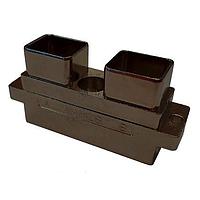 Amphenol Air LB France SIM2B42V Accessories Receptacle Standard Nut housing option 2 Modules Composite Shielded Olive drab cadmium Without polarization