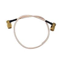 Mueller BU-4150032012 Coaxial Cables CABLE ASSY SMA RA PLUG TO SMA RA PLUG RG316 12"