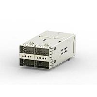 AMP Connectors - TE Connectivity 2308171-8 zQSFP+ 2X2, EMI SPRING, BTB W/O Top Light Pipe