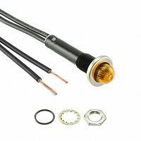 VCC 75R-2213 Panel Mount Indicator Lamps PMI RND .375" Neon 125V Wire AMB Ni