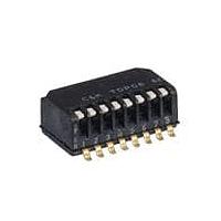 C&K TDP04H0SBD1R DIP Switches 4POS EXTENDED ACTR NO TOP TAPE,SURF MNT