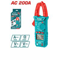 Total TMT42002 Digital AC Clamp Meter (500VDC, 600VAC, 200AAC, 20 MΩ)