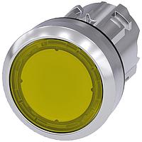 SIEMENS A6X30139670 Flat Button ILLUMINATED PUSHBUTTON. YELLOW