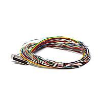 Glenair MWDM2L-37S-4K5-18B Micro-D D-Sub Connectors MICRO D PREWIRED CON 37CNT SKT #24AWG