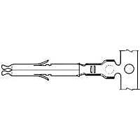 AMP Connectors - TE Connectivity 1-794221-0 (CUT STRIP) Contacts MUMNL2 SKT 22-18 Cut Strip of 100