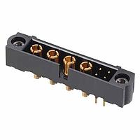 Harwin M80-5T10405M1-04-331-00-000 Power to the Board 4 SIG + 4 PWR MALE VERT PC TAIL GOLD