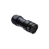 Amphenol LTW DD-14BMFA-QL8LN0 Standard Circular Connector X-Lok, Large Size, Plastic, 5A, 14 pins, Male Connector, Female Contact, Straight, Push Lock, Crimp, Field Installable without Pin, F12.0 - F14.0mm, IP68