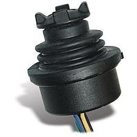 OTTO HTL4-411121AA12 Linear Hall Effect Finger Joystick Tall Convave Stad 0.970in SQ.Black