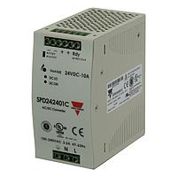 Carlo Gavazzi SPD122401C Switching Supplies Switching Power Supply, AC/DC, 240W, 12V, Screw Terminals, IP20, DIN-Rail Mounting, Over-load, Over-voltage, Short-circuit and Over-temperature Protections, 64x124.5x123,6mm metallic compact housing