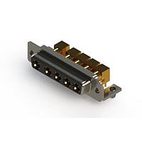 EDAC 630-5W5-640-5TB Mixed Contact D-Sub Connectors Right-angle Power Combo D-Sub Connector