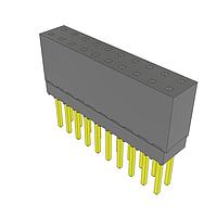 Samtec ESQ-110-38-G-D Sockets Elevated Socket Strip, 0.100" Pitch