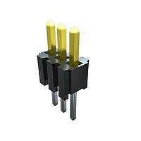 Samtec TMS-104-21-L-S Headers Through-hole Micro Header, 0.050" x 0.100" Pitch