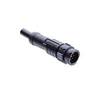 Amphenol LTW AZ-17BMMM-QL8C01 Sensor Cables / Actuator Cables X-Lok, Mini Size, Plastic, 1.5A, 17 pins, Male Connector, Male Contact, Straight, Push Lock, Overmolded, Length 1000mm, IP68
