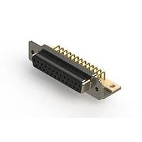 EDAC 630-M25-340-BN4 D-Sub Connectors - Standard Density Right Angle D-Sub Connector