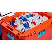 Check food and items stored in the cooler, or measure the temperature for a safe campfire