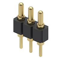 Mill-Max 825-22-003-10-001101 Spring-Loaded 3P SPRING-LOAD HDR VERT MT THRU HOLE