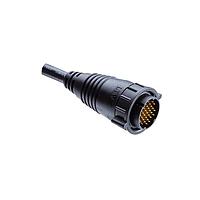 Amphenol LTW ED-31AFMM-LL7A10 Sensor Cables / Actuator Cables Ceres, Macro Size, Plastic, 5A, 31 pins, Female Connector, Male Contact, Straight, 2 Points Lock, Overmolded, Length 10000mm, IP67
