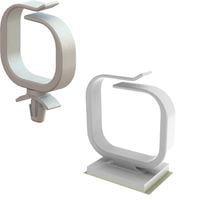 Essentra Components OFNS-13-250-19 Clip, Wire Saddle Fiber Wire Sdl,Arrow Mnt,Natural