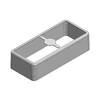 Masach Tech MS544-20F-NS EMI/RFI Shield Frame, Two-Piece 54.4 x 23.9 x 13.5mm Two-piece Drawn-Seamless RF Shield/EMI Shield FRAME (Nickel-Silver)
