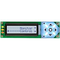 Matrix Orbital LK162B-7T-FGW LCD Character Display Modules 16x2 7key Grey Text White Background