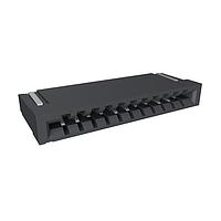 Amphenol FCI HFW11R-1STE1H1LF Headers 1.00mm Flex Connector, HFW-R series, 11 Position, Bottom Side Contact, Side Entry Surface Mount Non-ZIF Connector, Tin plated, Lead Free, Halogen-Free.