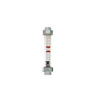 Senseca GK-020MTW0640PM Flow Indicator (60 - 640 l/h, with magnet, PA crystal clear tube, PVC connection)
