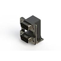 EDAC 661-009-264-050 Dual Port D-Sub Connectors Right-angle Dual Port D-Sub Connector