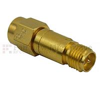Fairview  SA3SR-20  20 dB Fixed Attenuator SMA Reverse Polarity Male To SMA Reverse Polarity Female Up To 3 GHz Rated To 2 Watts With Brass Gold Body