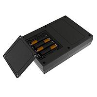 Serpac 171i4AA,BK Electrical Enclosures S Series 0.01" Recessed Top w/ 4AA Batt Comp 6.88 x 4.88 x 1.50", Black