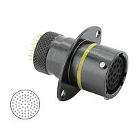 Eaton Souriau-Sunbank 8STA21468SA Connectors Oval Flange Receptacle - size 14 - 68 PC Tail contacts - Female