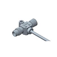 Amphenol LTW SS-080800-MF0-TSA01 Sensor Cables / Actuator Cables Circular Metric Connector, T Cable, Metal, A Coding, 2A, 08 pins, (End 1) Male Male, (End 2) Female Female, Screw Thread, Length 1000 mm, IP68 Mated