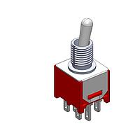 Dailywell 2MD1T2B3M1QES Toggle Switches DPDT ON-ON SOLDER