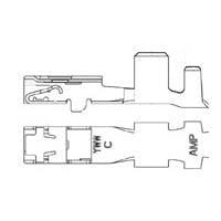 AMP Connectors - TE Connectivity 1326030-6 Contact 2.8mm SKT 20-18