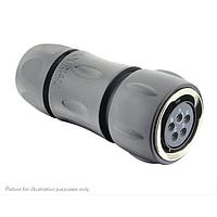 Eaton Souriau-Sunbank UTGX6JC14E5S Plugs Plug, with cable gland backshell, with 5 female solder contacts, IP68/69K in unmated conditions