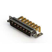 EDAC 629-24W7650-4NE Mixed Contact D-Sub Connectors Right-angle Power Combo D-Sub Connector