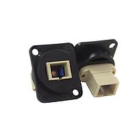 Switchcraft EHSC2M Fiber Optic Connectors FIBER OPTIC FEEDTHRU MULTI MODE