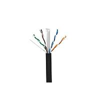 Io Audio Technologies IO-E4231S-6LZH-1000B Cat 6 Bulk Solid Category Cable, Cat-6 F/UTP LSZH, 23AWG, 1000' Pull Box, Black