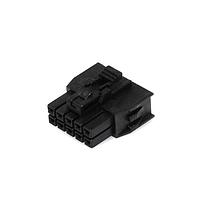 Molex 105308-1210 Receptacle Housing NanoFit TPA Recp Hsg Dual Row 10Ckt Blk