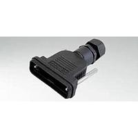 Amphenol CONEC 165X15039X Strain Relief Backshell 25P D SUB HOOD JACK SCREWS