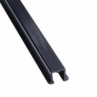 RK Rose+Krieger 4010575 Mounting Hardware PROFILE, U, EMBEDDING, 2MTR LENGTH, PVC, BLACK