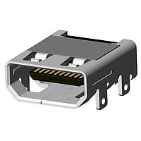 Amphenol FCI 10118242-001RLF HDMI MICRO HDMI RCPT SMT DIP LEG TYPE D