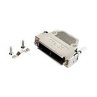 Amphenol CONEC 165X14129X Two Piece Backshell DSUB PLST HD9-50POS STR ENTRY W/JK SCRWS