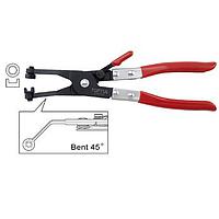 TOPTUL JDAM039C - Curved Hose Clamp Pliers ( L= 235 mm)