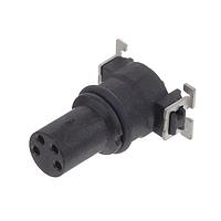 Amphenol LTW M8-04PFFT-EE0001 Circular Metric Connectors M Series Sensor Connector, M8, A Code, Plastic, 3A, 04 pins, Female Connector, Female Contact, SMT 180