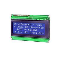 DISPLAY VISIONS EA T204B-BNLW LCD Character Displays 4x20, 9.66mm, blue-white LED B./L.