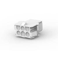 AMP Connectors - TE Connectivity 926682-3 Receptacle Housings 06P UNIV.M-N-L.HSG.